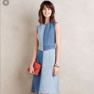 Holding Horses / Anthro Denim Dress - Size 2